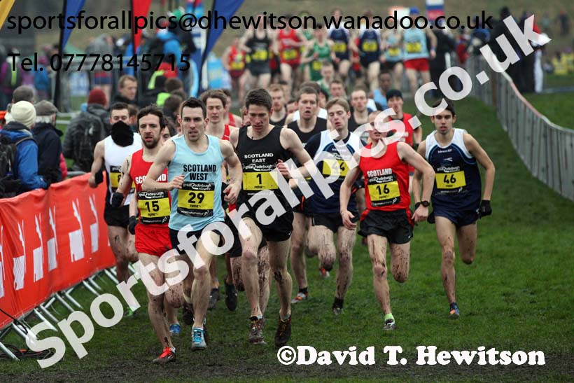 Celtic Nations senior and junior mens Great Edinburgh Cross Country. Photo: David T. Hewitson/Sports for All Pics